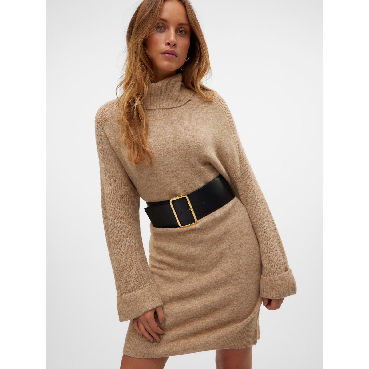 Robe En Maille silver mink, VERO MODA