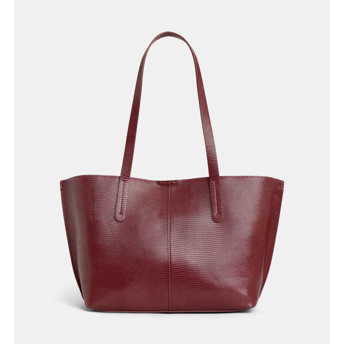 Sac cabas mini serena tejus bordeaux foncé, GALERIES LAFAYETTE