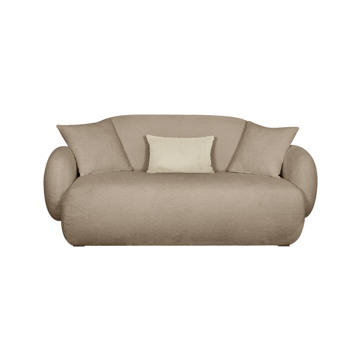 Canapé bouclette - OMEGA beige, CAMIF