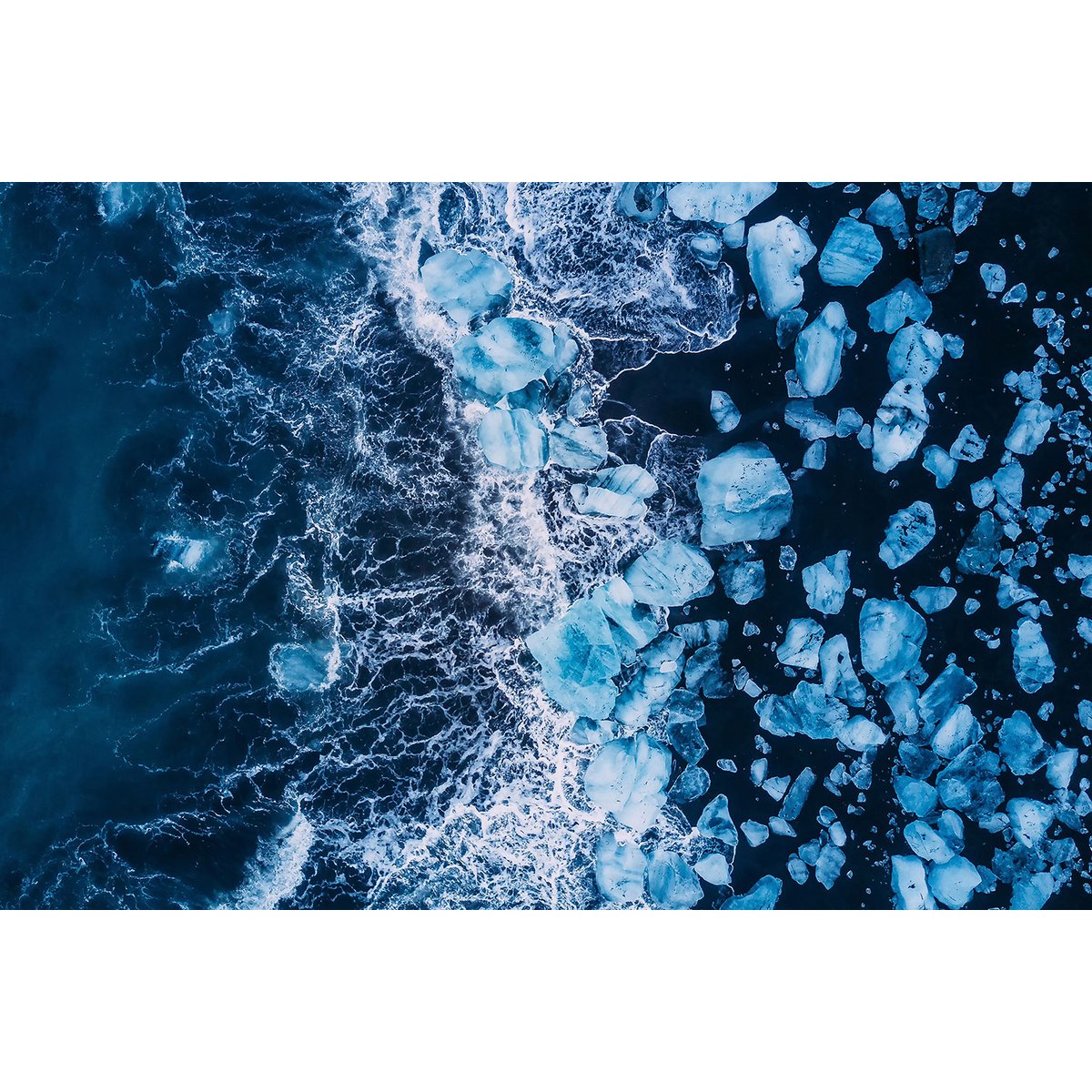 Tableau iceland diamond beach tableau alu dibond, HEXOA