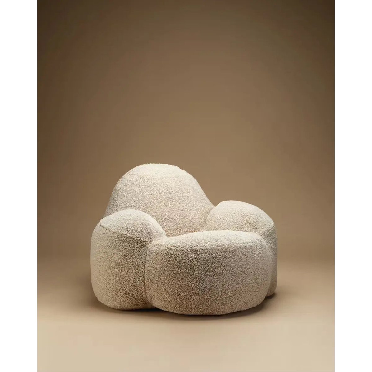 Momo Pouf Fauteuil Ado en Teddy biscuit, WIGIWAMA
