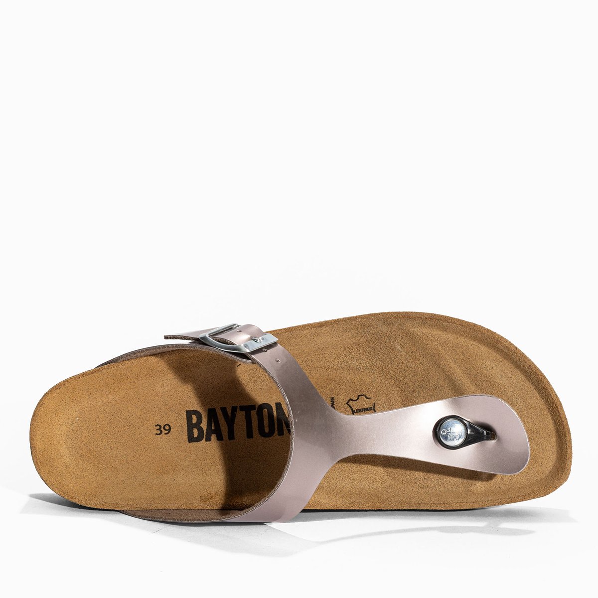 Tongs s MERCURE marron, BAYTON