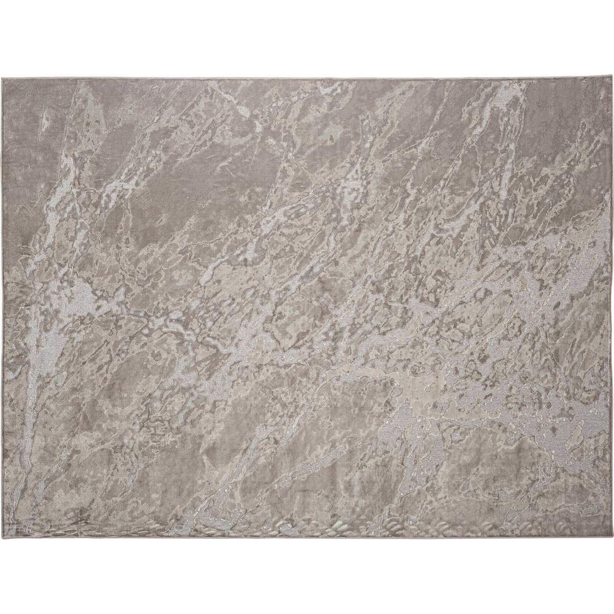 Tapis classique en viscose beige clair naturel, RECOLLECTION