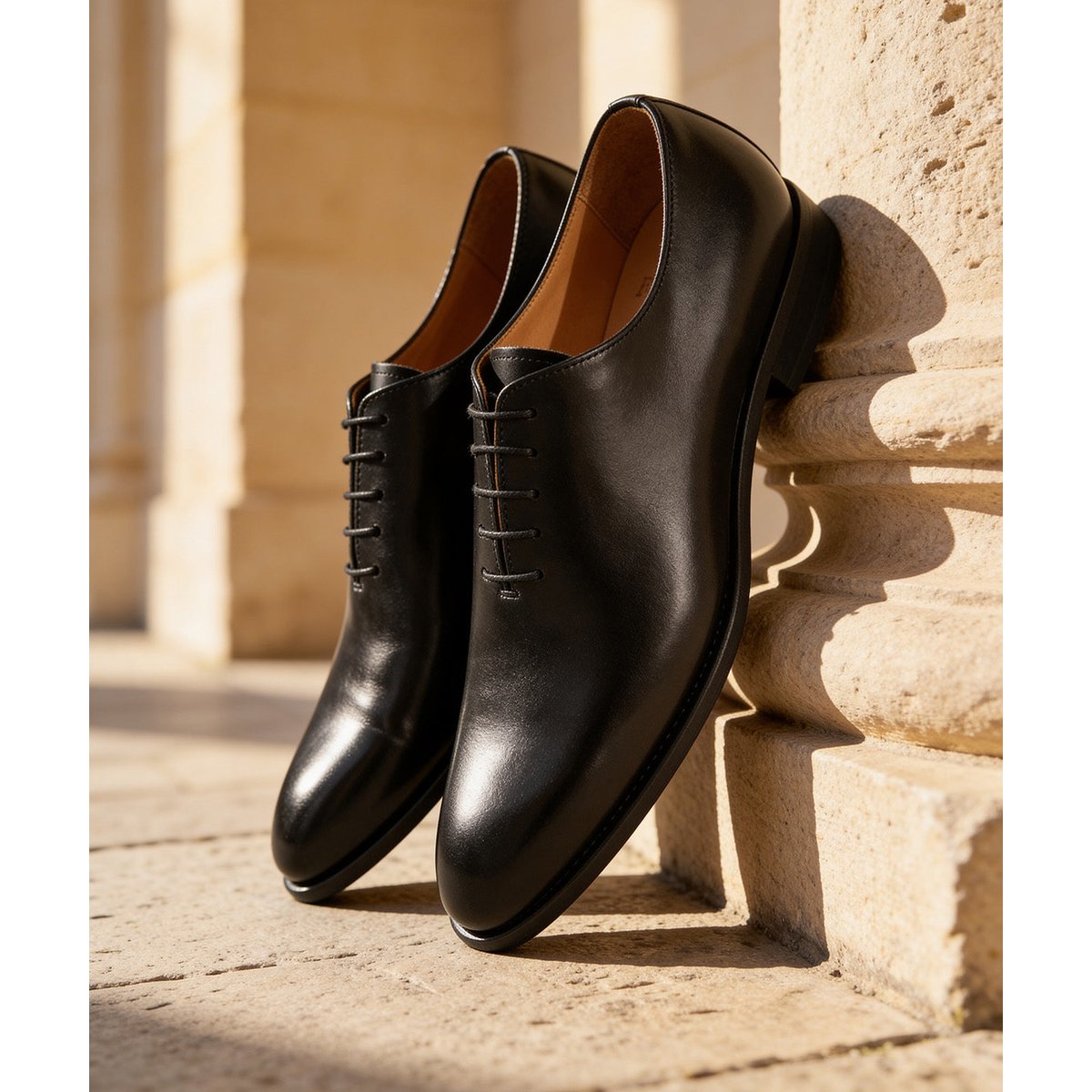 Richelieu cuir BROADWAY noir, FINSBURY