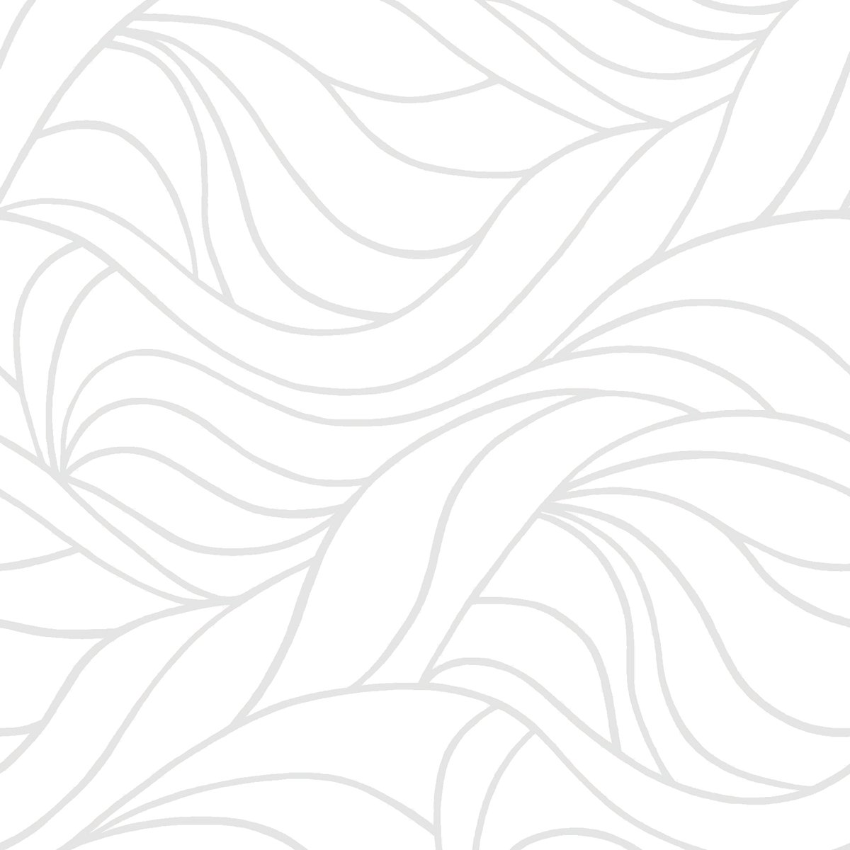 Film vitrostatique Vagues blanc, ART FOR THE HOME
