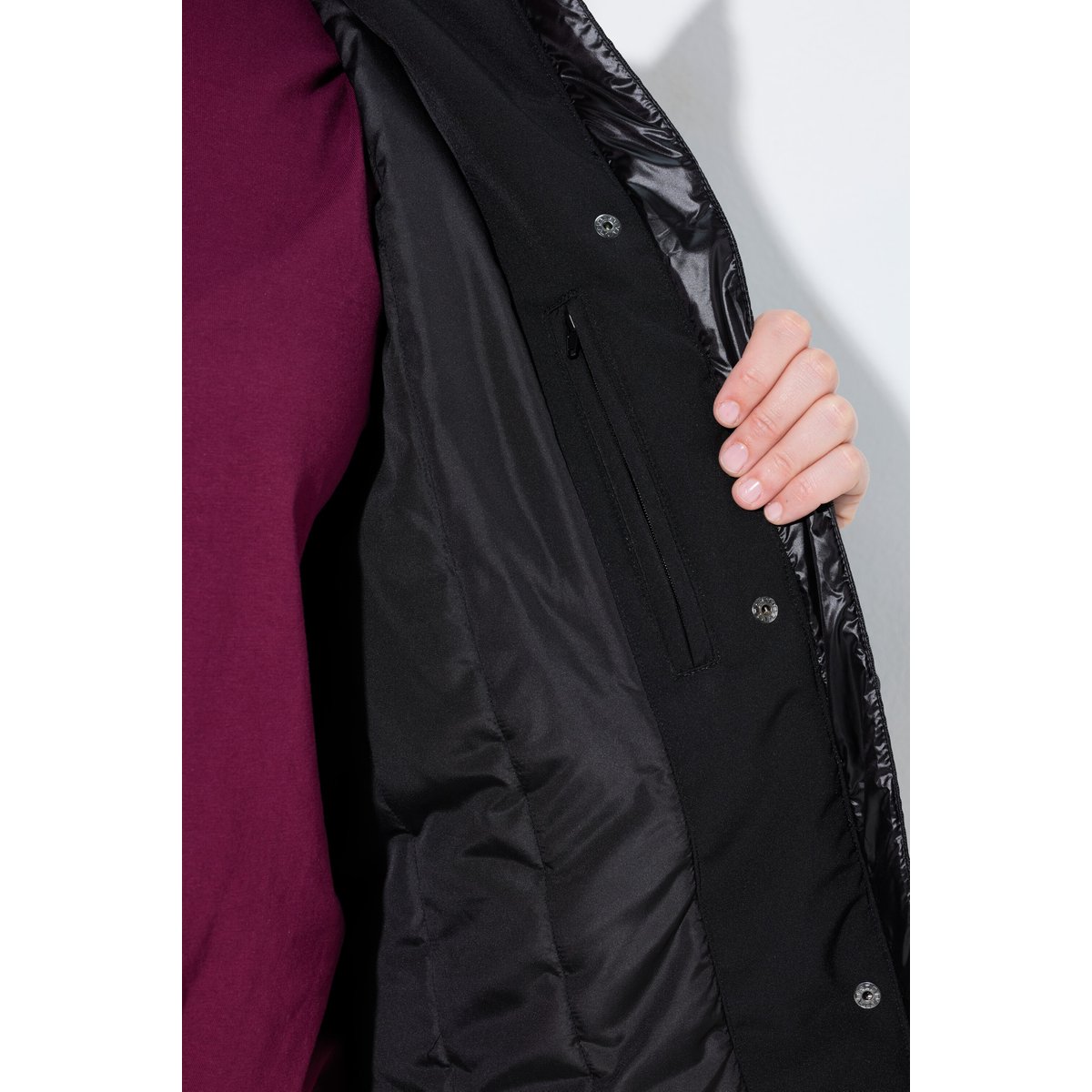 Veste technique HYPRAR à capuche noir, ULLA POPKEN