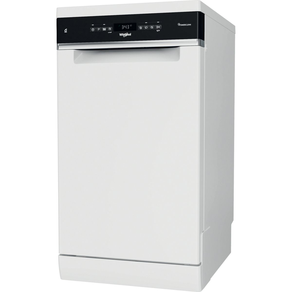 Lave vaisselle 45 cm WSFO3O34PF 6ème Sens couleur unique, WHIRLPOOL