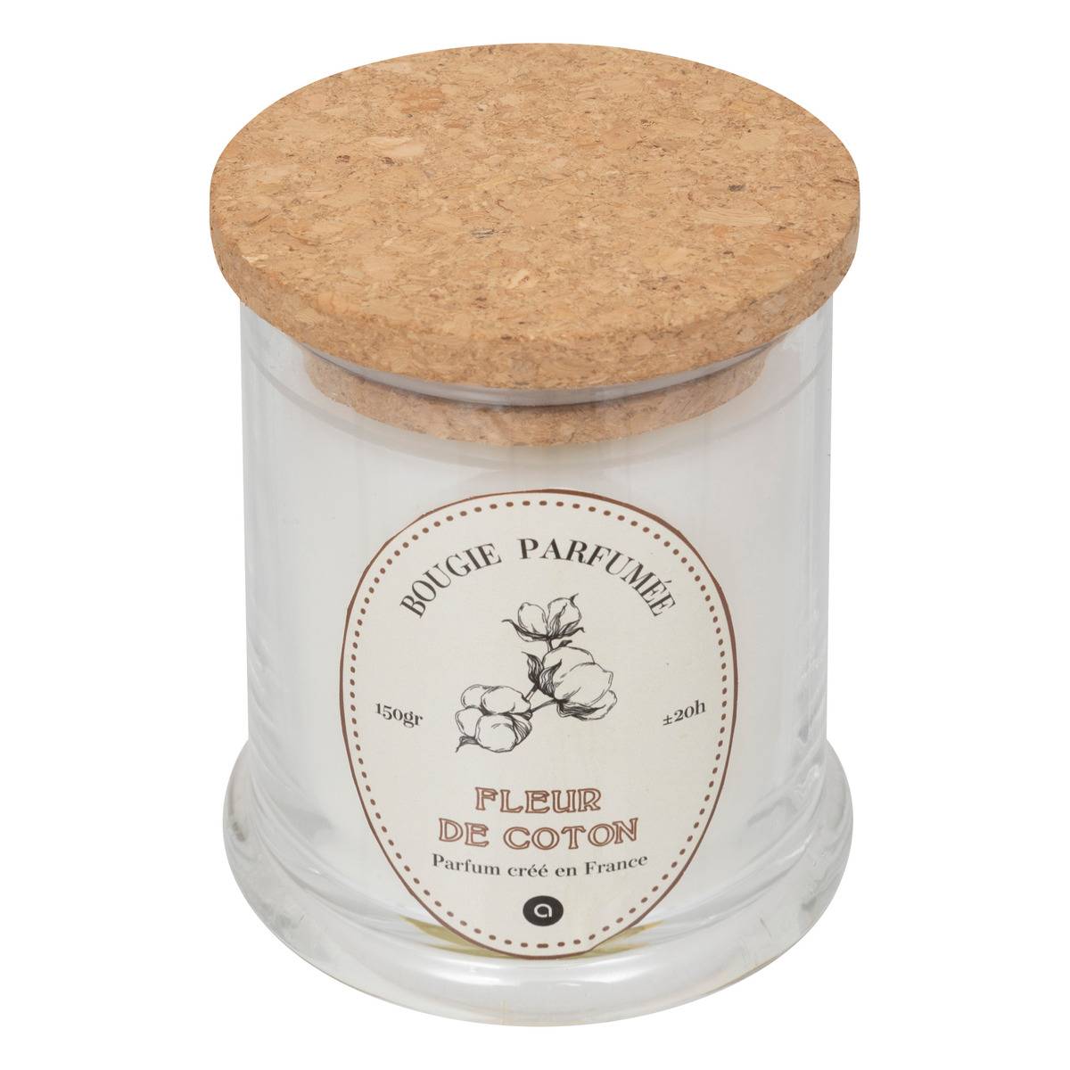Bougie parfumée HAPO transparent, ATMOSPHERA