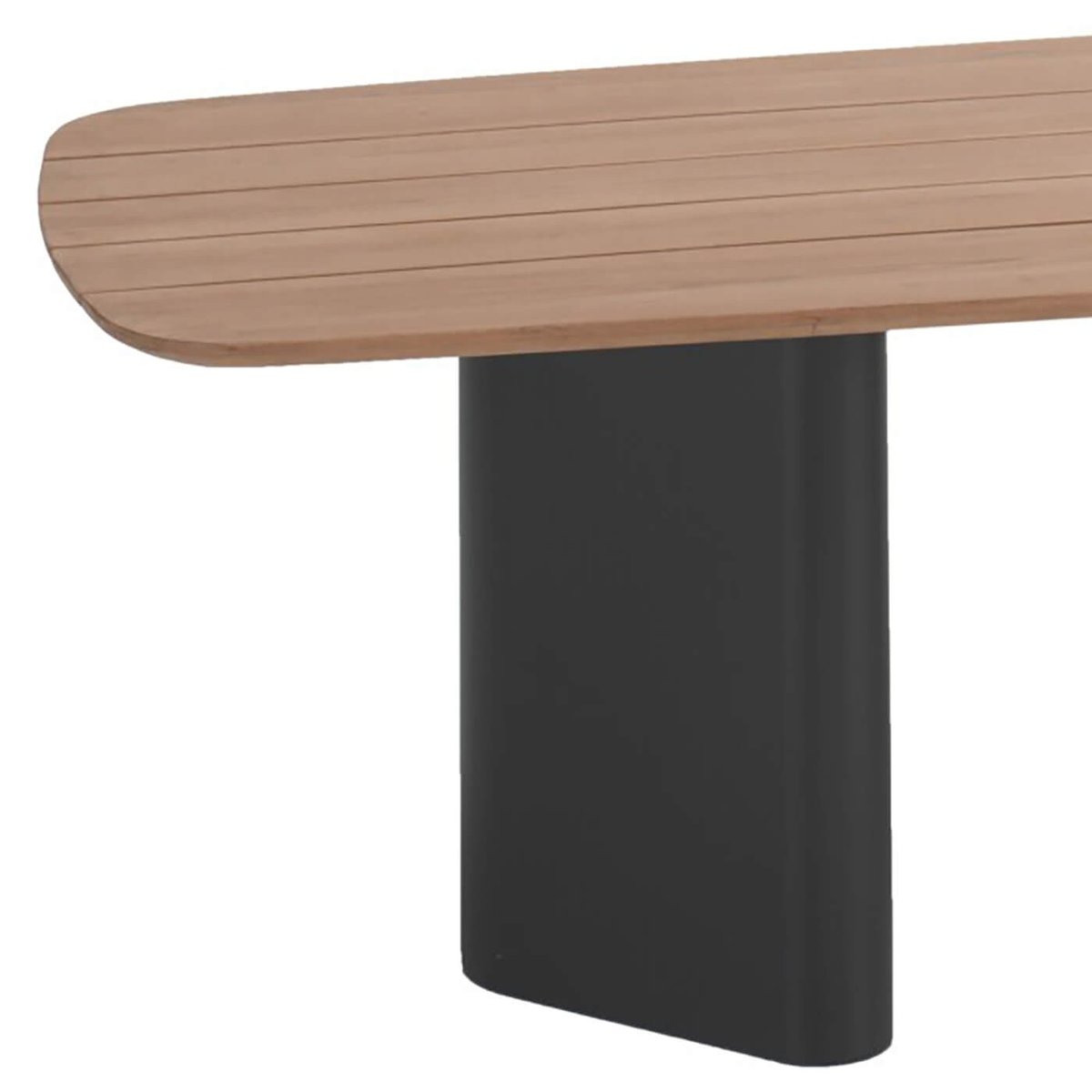 Table de jardin en teck et aluminium, ROSSI autres, GESCOVA