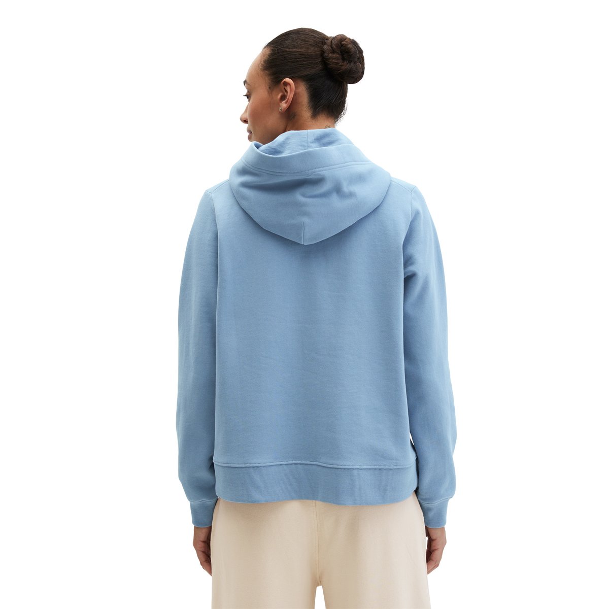DfC Hoodie relaxed avec surface peignée bleu moyen, MARC O'POLO