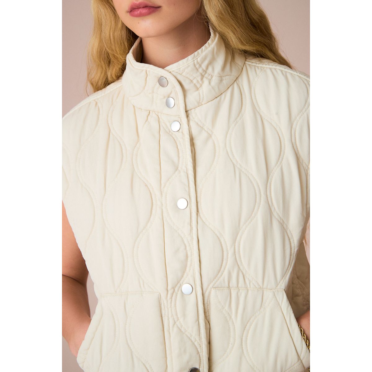 Veste matelassée écru, NEXT