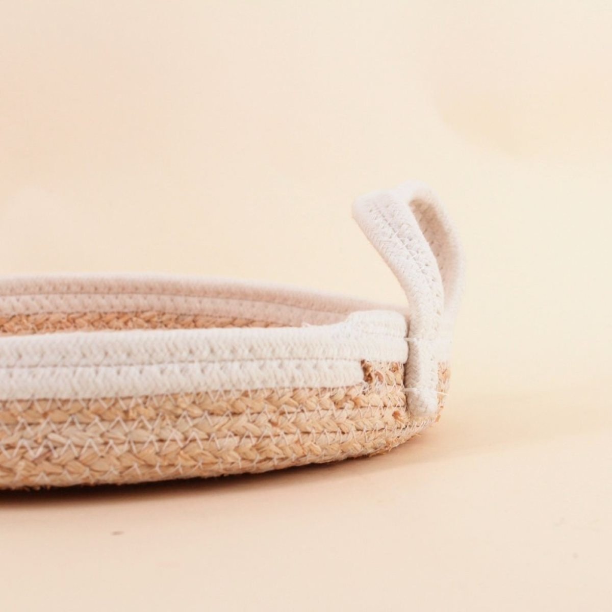 Set de 3 paniers ronds en corde 30, 35, 40cm naturel, ORNAMI