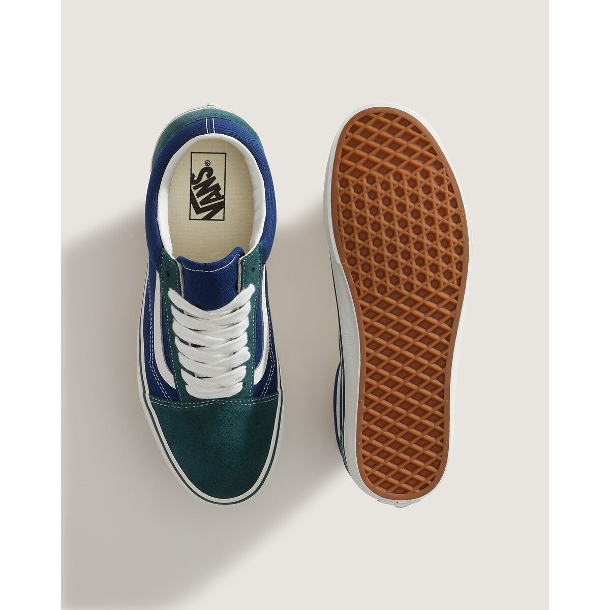 Old Skool Trainers navy blue/green, VANS