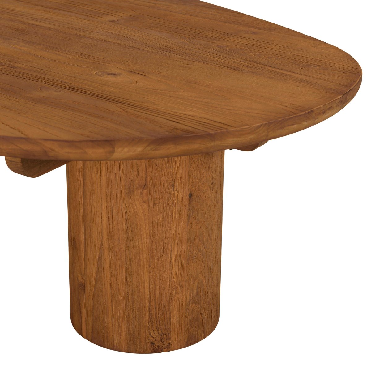 Table basse 140x75cm en bois de teck recyclé SWING bois naturel, PIER IMPORT