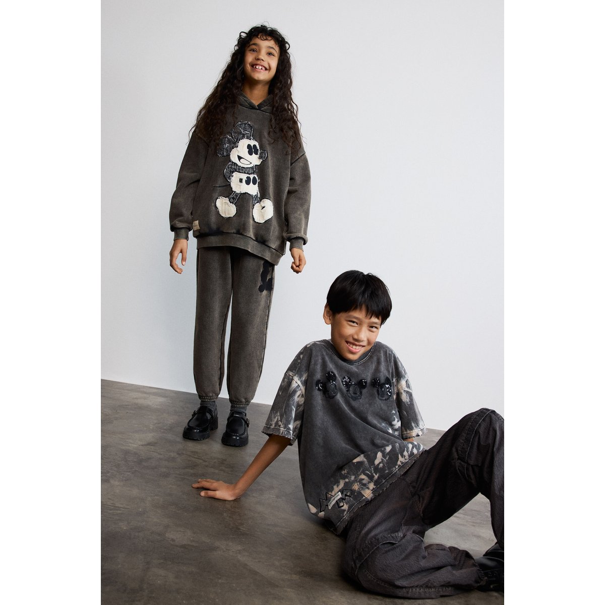 T-shirt tie-dye Mickey™ noir, DESIGUAL