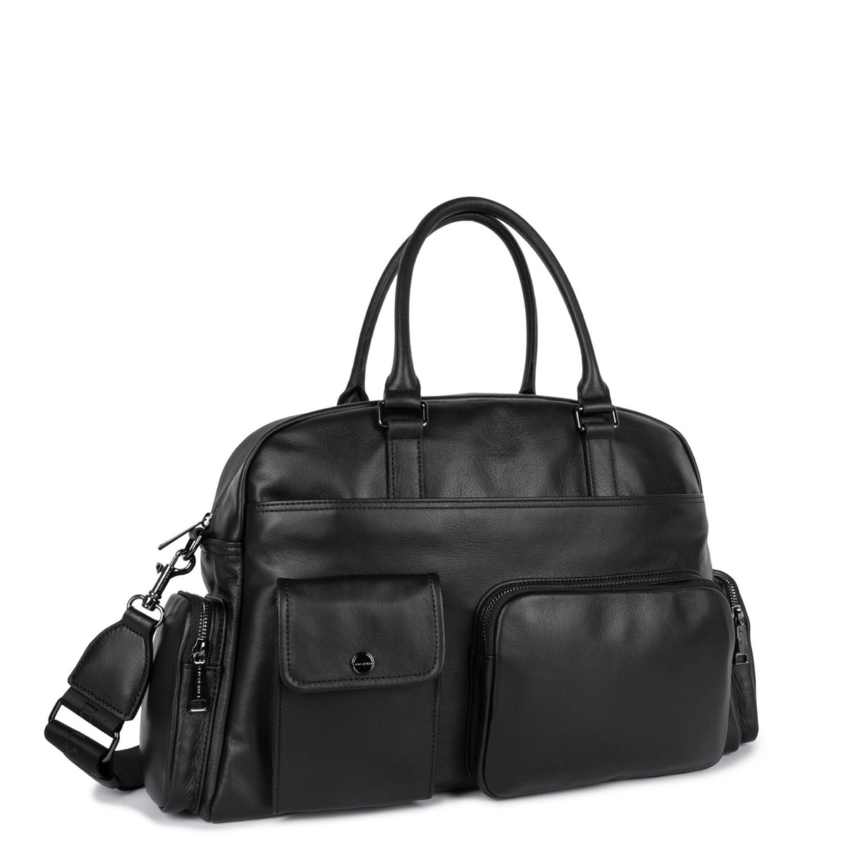 Sac à main bowling SOFT VINTAGE HOMME noir, LANCASTER