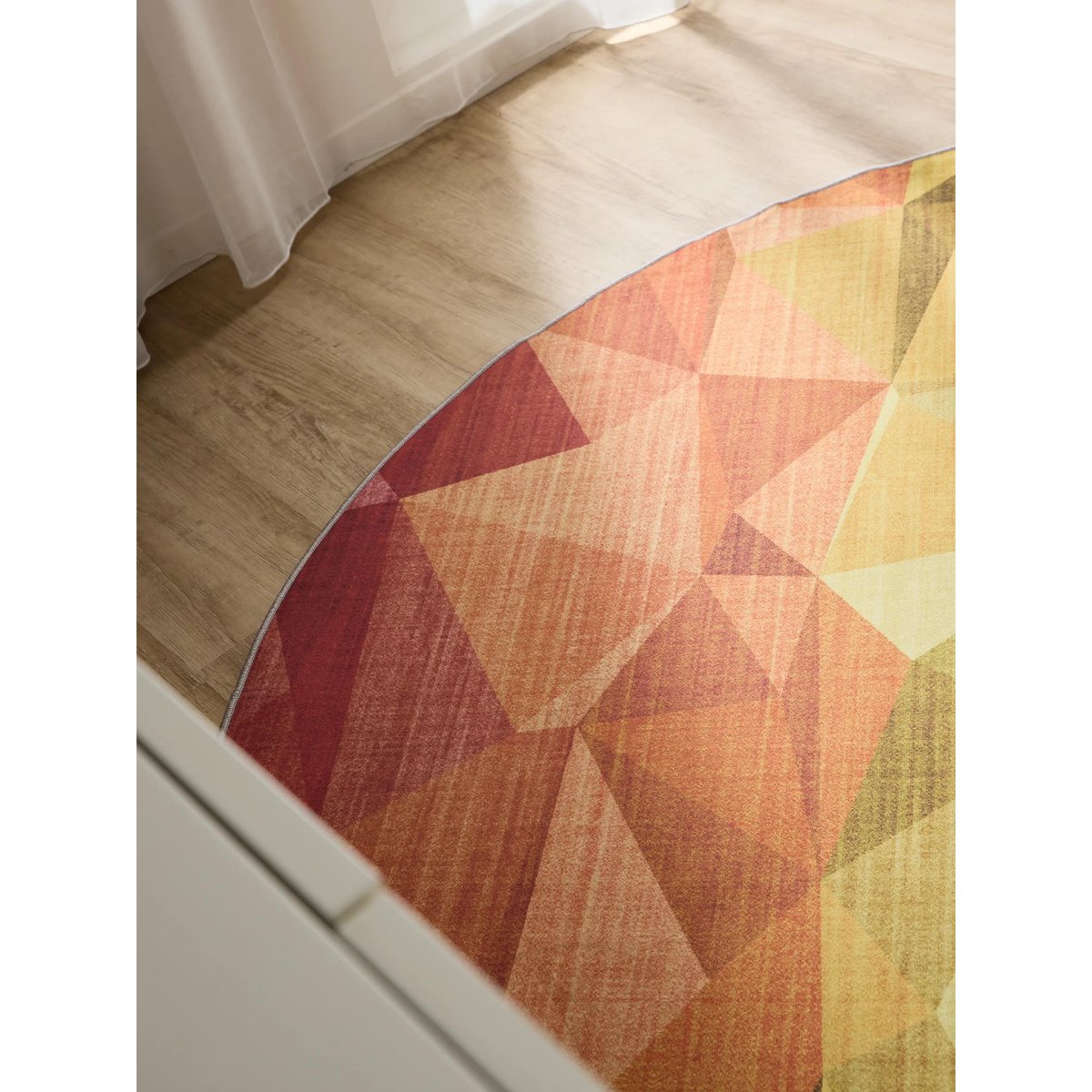 Tapis rond lavables GEORGE multicouleur, BENUTA