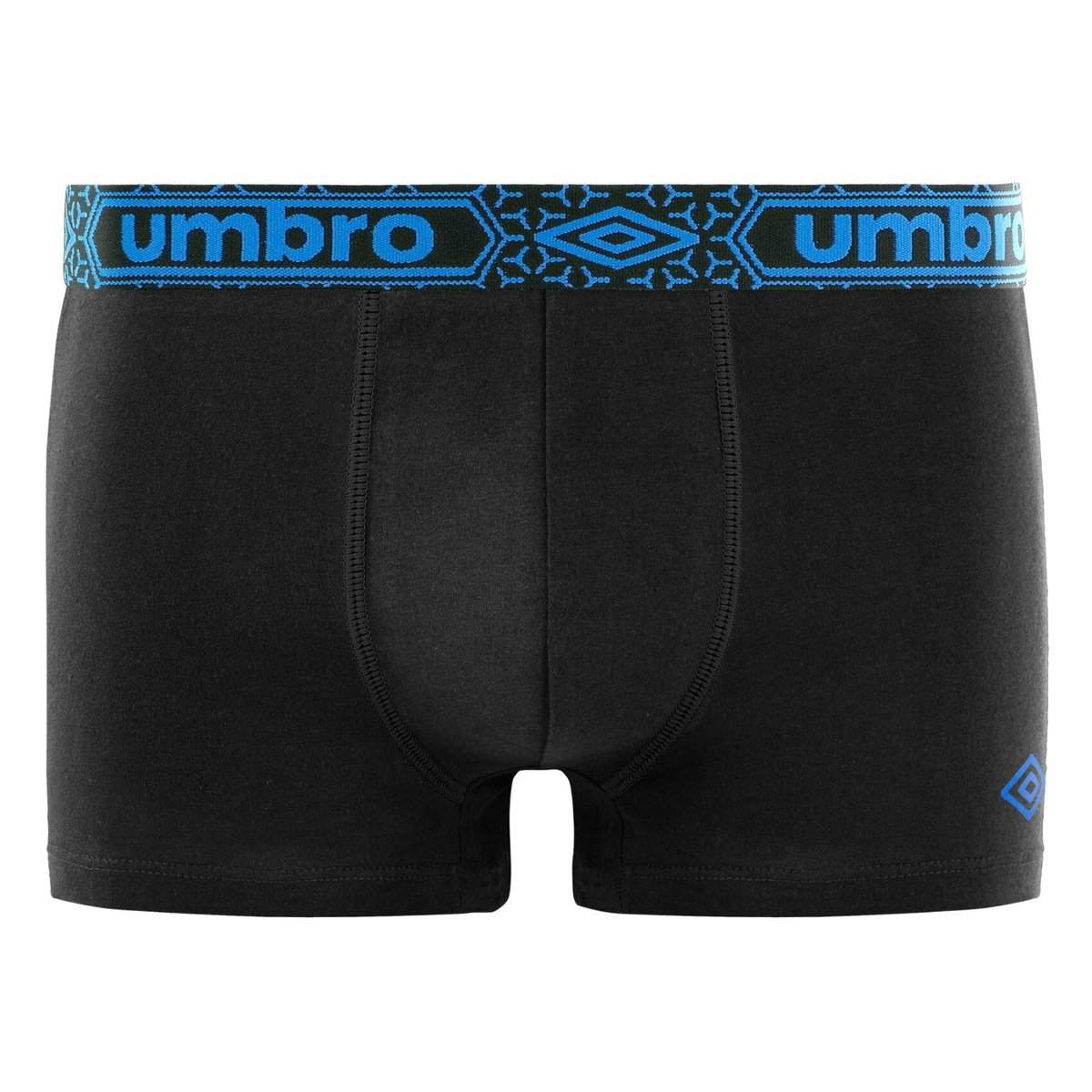 Lot De 8 Boxers Coton noir/blanc/bleu/gris chiné/rouge/jaune, UMBRO