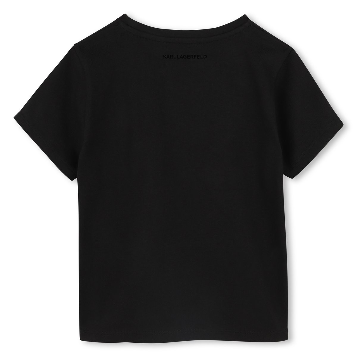 T-shirt avec imprimés black, KARL LAGERFELD KIDS