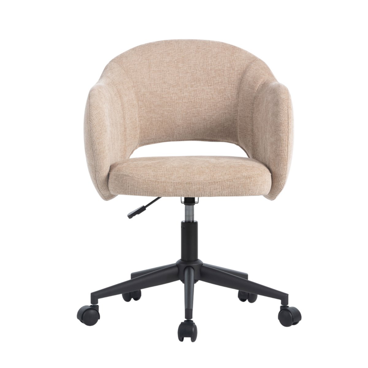 Chaise de bureau reglable tissu sable, ZAGO