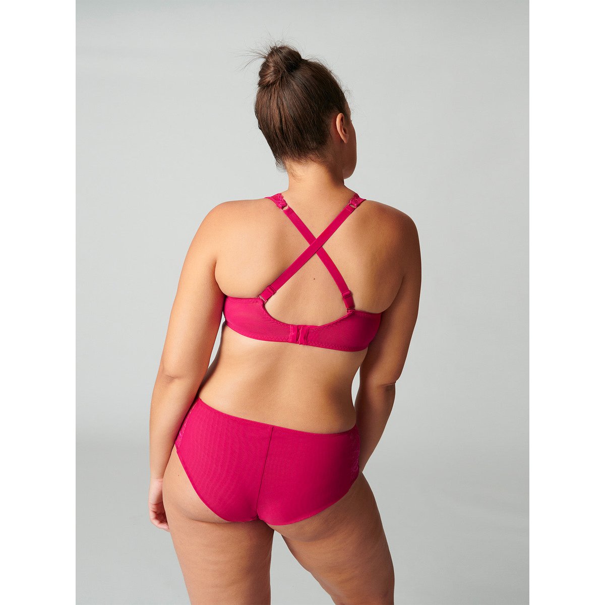 Soutien-gorge avec armature decollete carre, EXOTICA rose, SIMONE PERELE