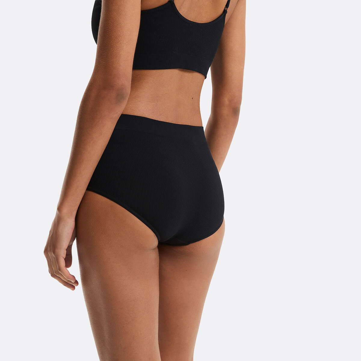 Stretch ALOIS naadloze short zwart, LA REDOUTE COLLECTIONS