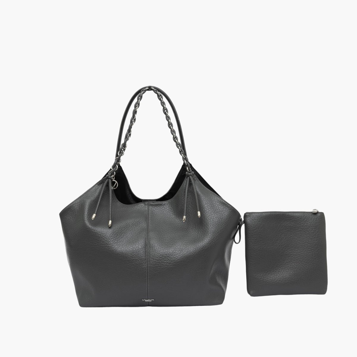 Grand sac shopper Traicy argenté,gris, LOLLIPOPS
