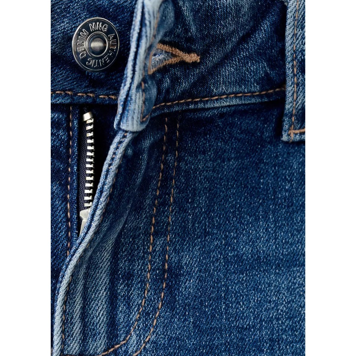 Jean low waist flare bleu foncé, MANGO TEEN