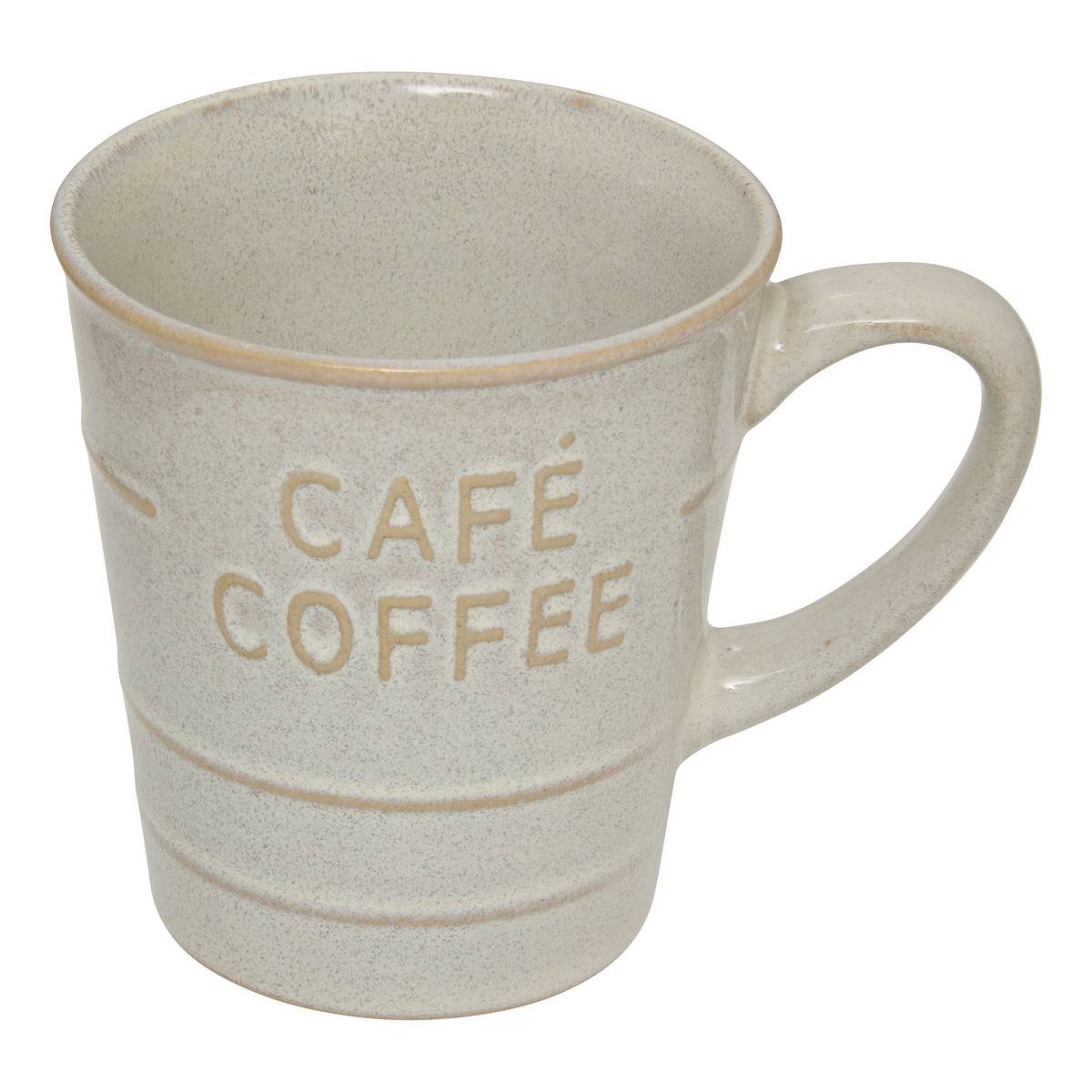 Mug à café 20cl CAFE blanc, ATMOSPHERA