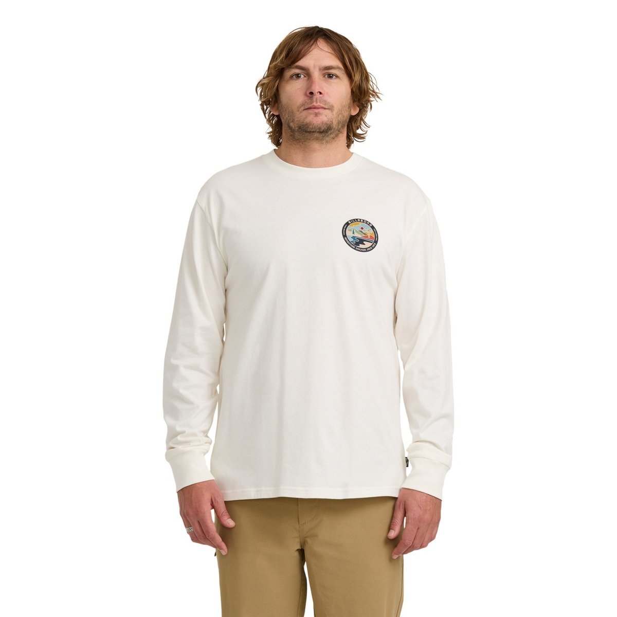 T shirt manches longues ROCKIES A/DIV blanc off white, BILLABONG