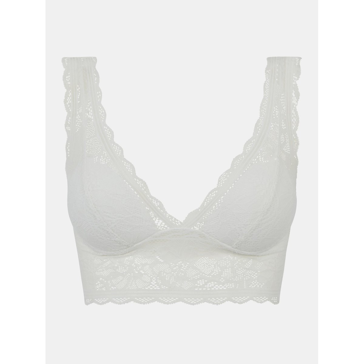Soutien-gorge sans armature mousse FLORAL TOUCH milk, CHANTELLE