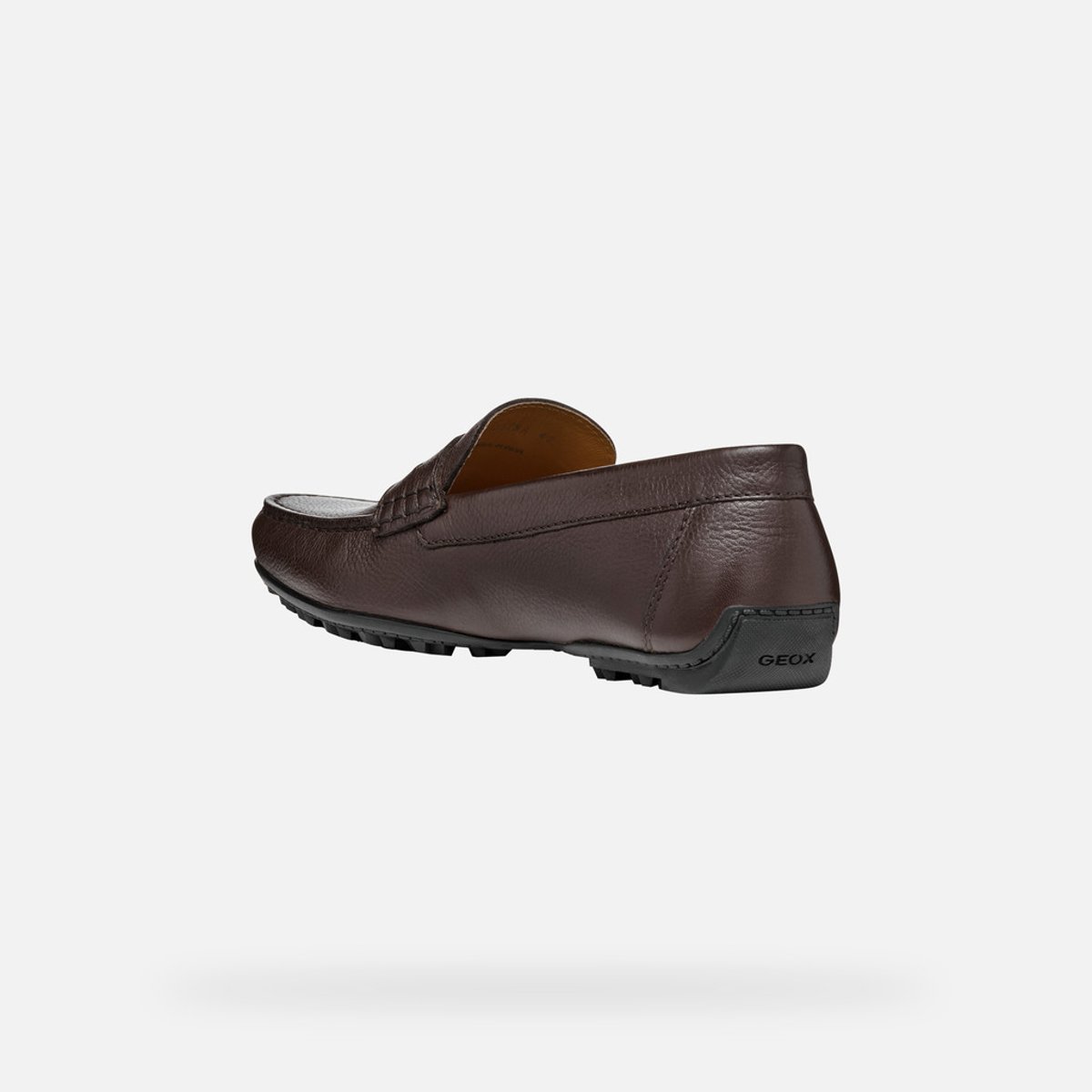 Mocassins U KOSMOPOLIS +GRIP W marron foncé, GEOX