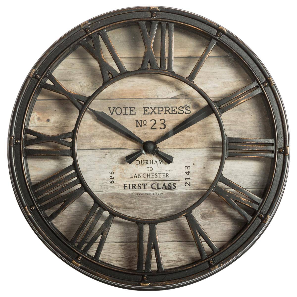 Horloge à poser VINTAGE marron, ATMOSPHERA