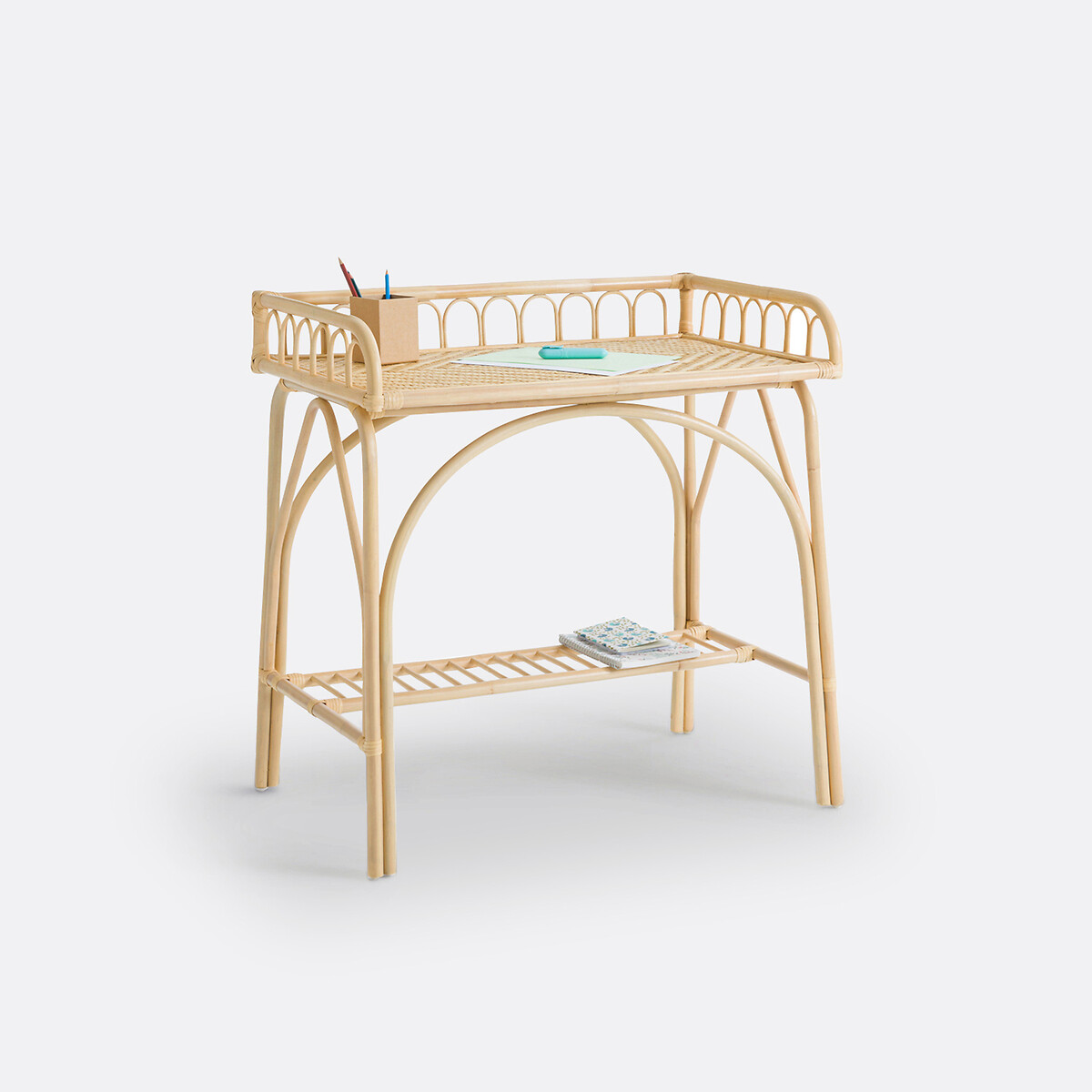 Bureau enfant rotin, Albin rotin naturel, LA REDOUTE INTERIEURS