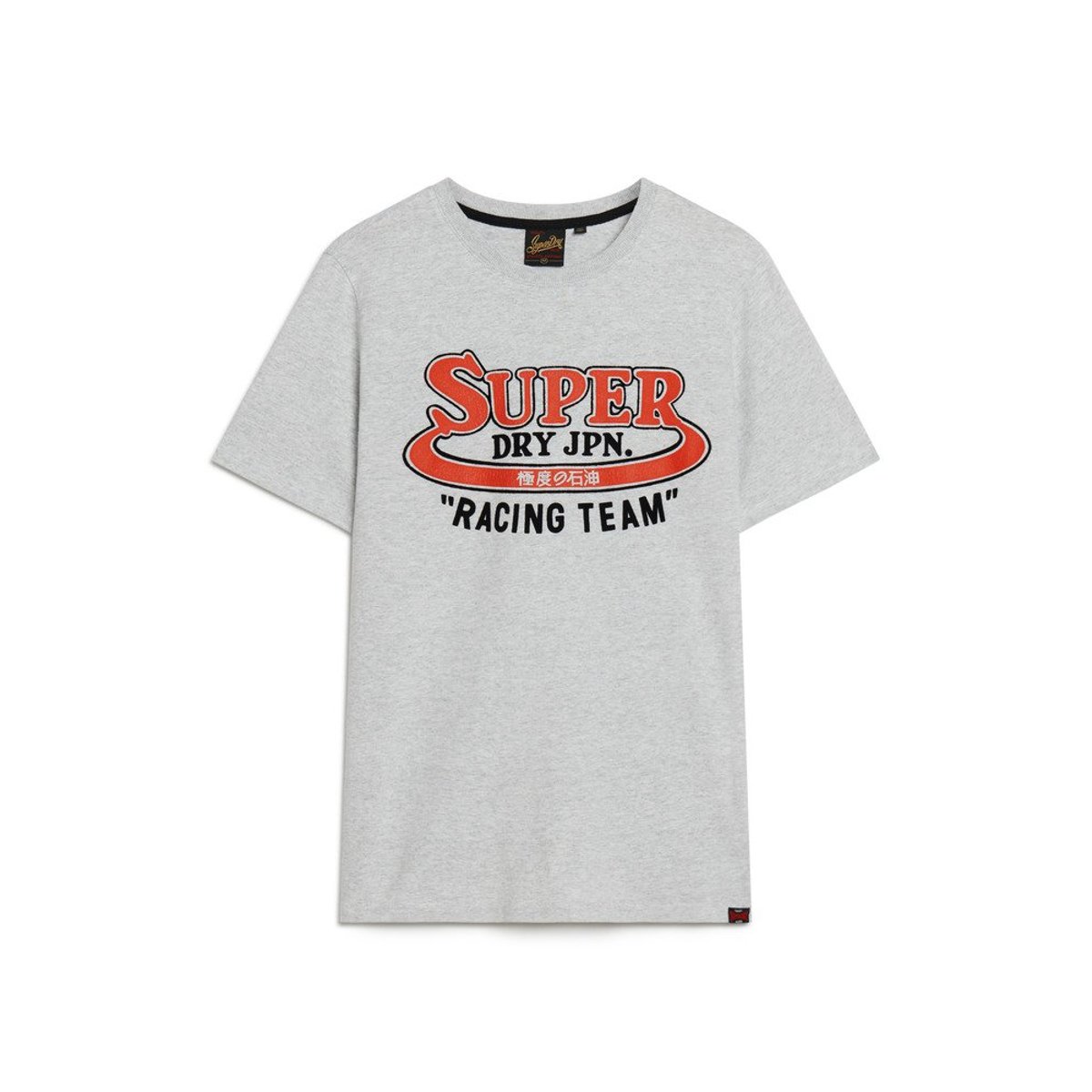 T-shirt à motif Reworked Classic gris flocon chiné, SUPERDRY