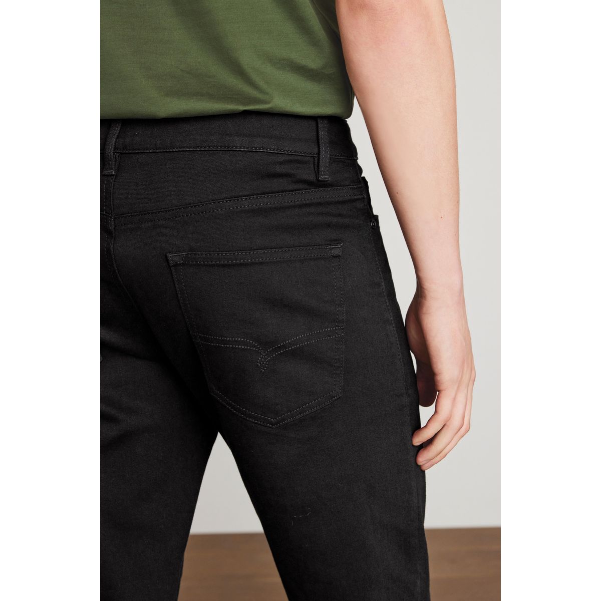 Jean stretch motion flex - coupe droite noir, NEXT