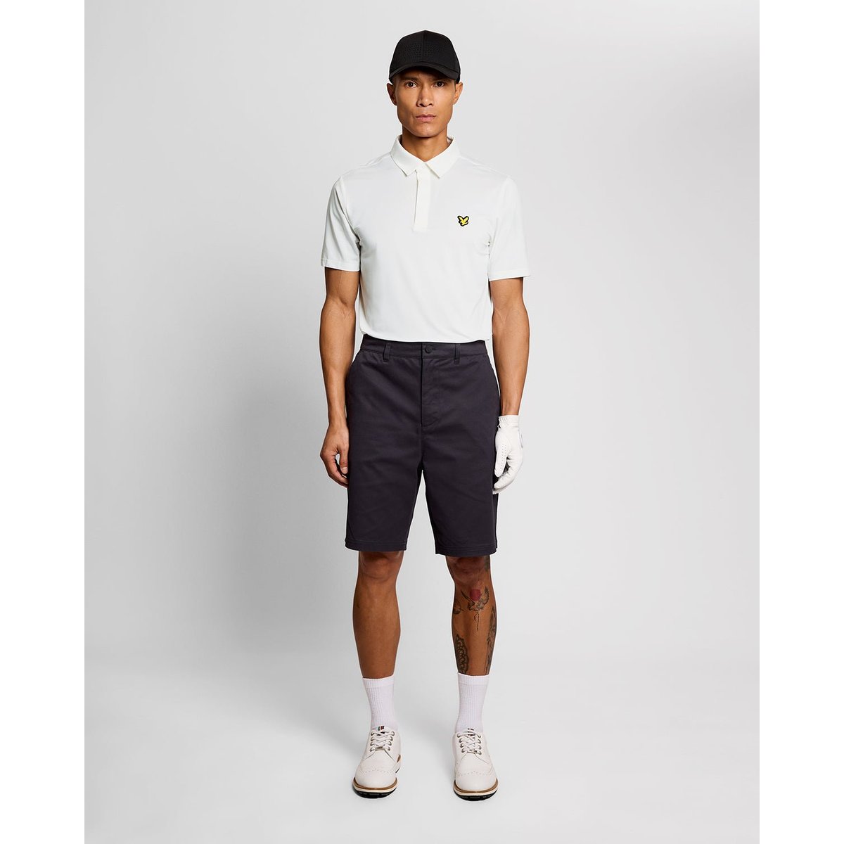 Polo patte dissimulée blanc, LYLE & SCOTT
