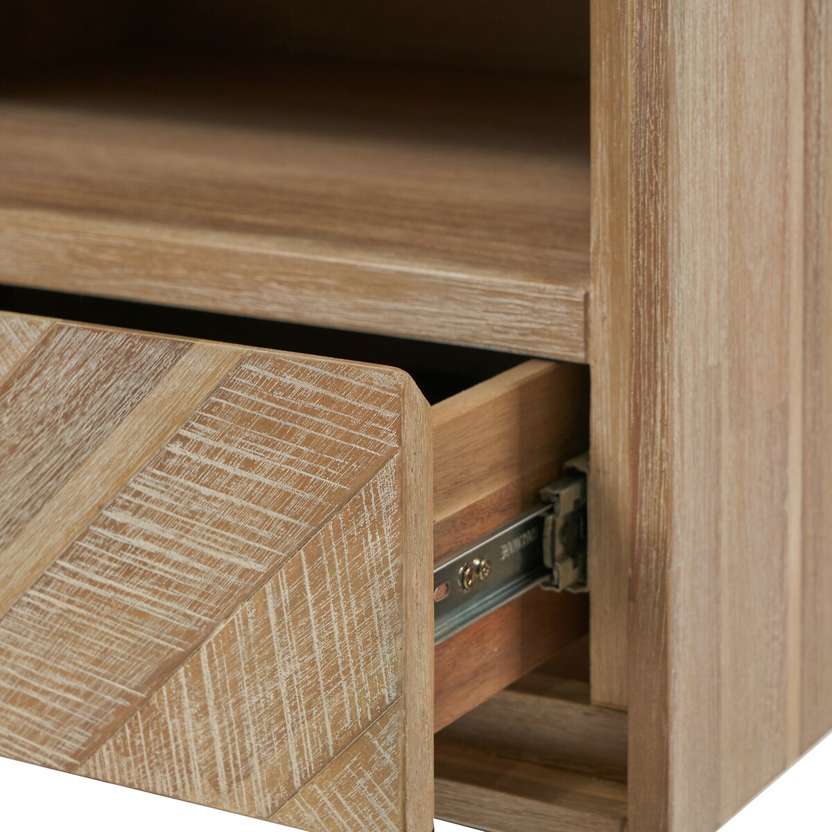 Marea Sand Wash Wood Bedside Table acacia, ÉDITÉ