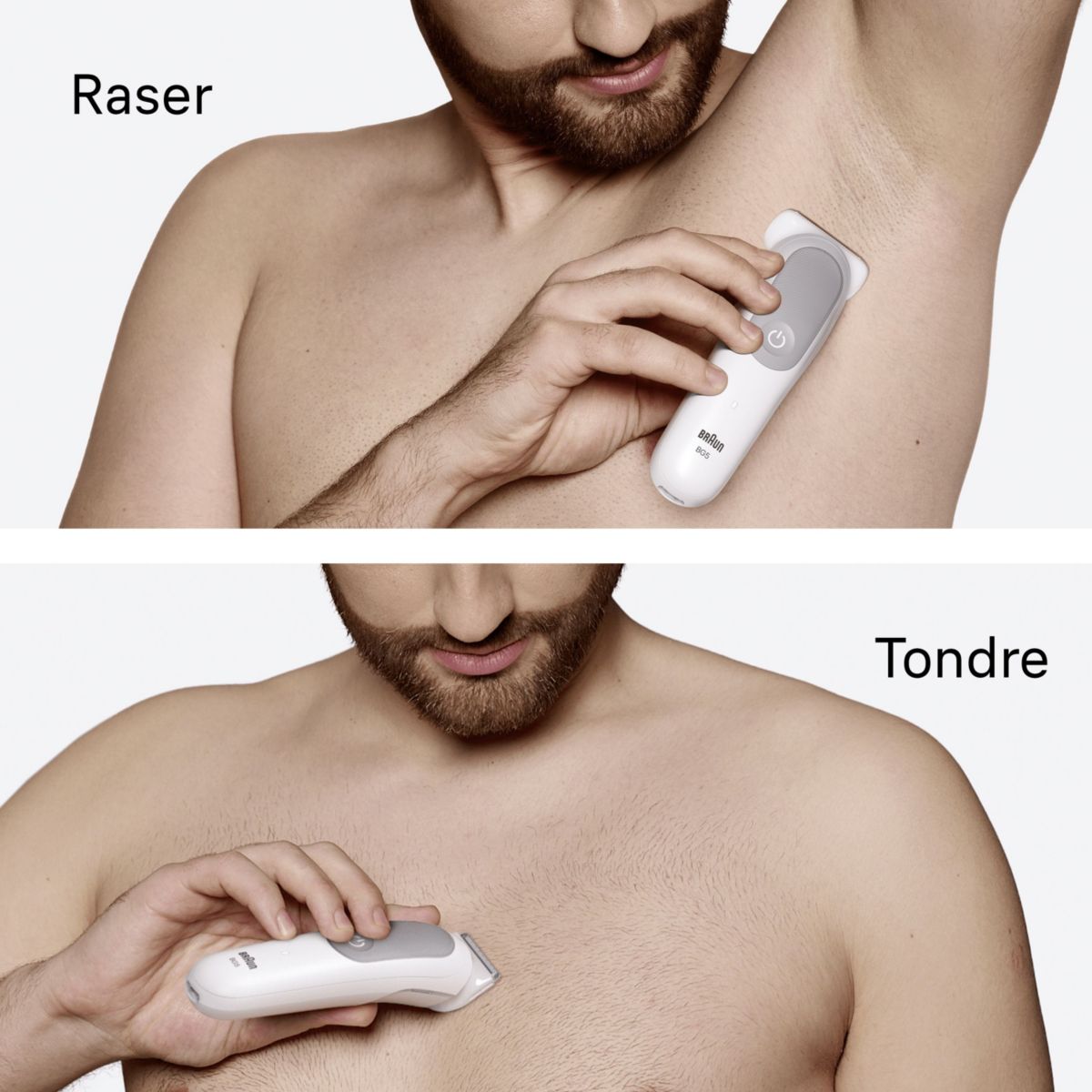 Tondeuse corps BG5550 couleur unique, BRAUN