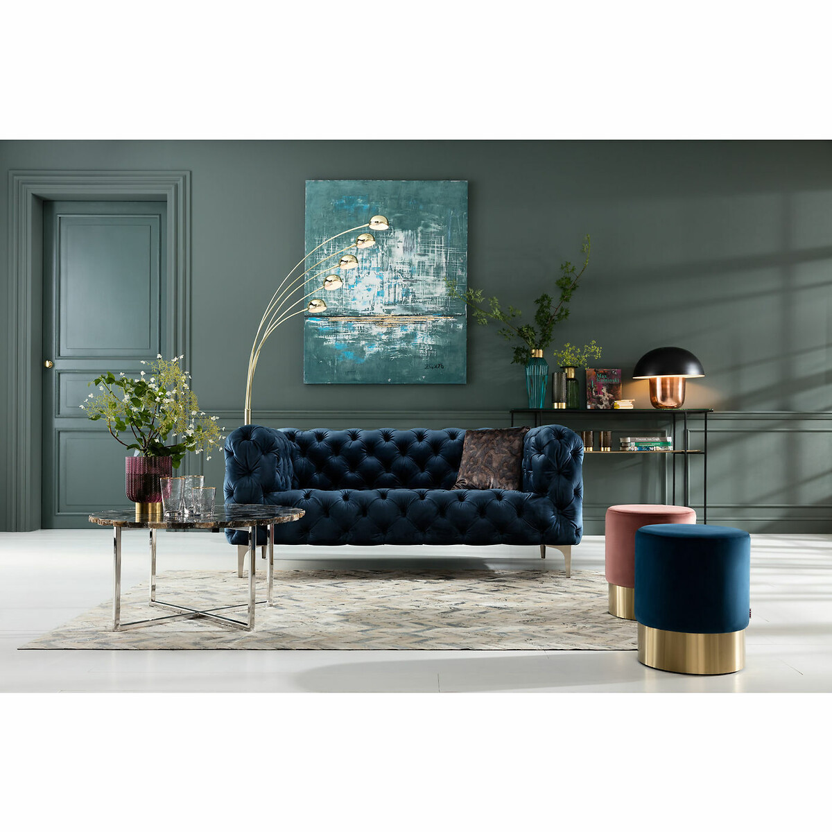 Lampadaire Five Fingers laiton doré, KARE DESIGN