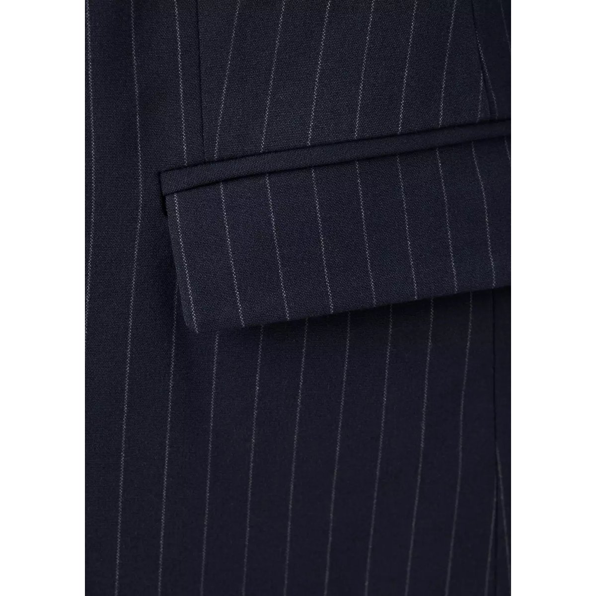 Blazer fines rayures bleu marine, MANGO TEEN