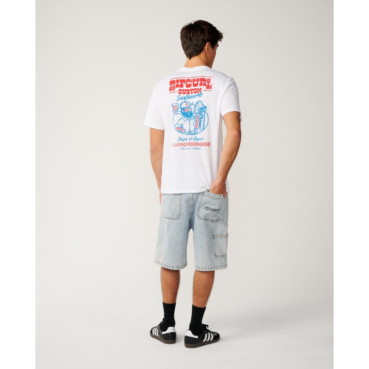 T-shirt relax SHAPER ADDRESS UPDATE white, RIP CURL