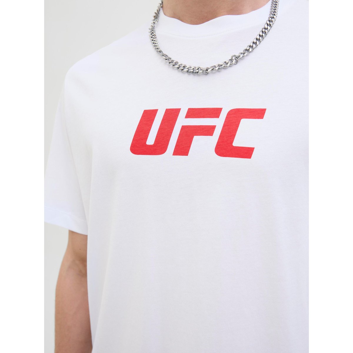 T-Shirt bright white 1, JACK & JONES