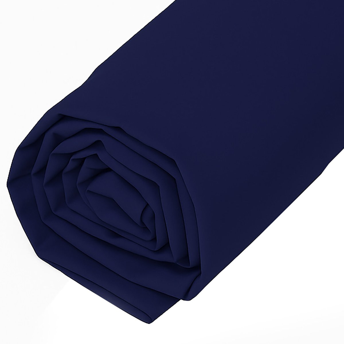 Drap housse en coton bonnet 30 cm uni, TERRA bleu marine, C DESIGN HOME TEXTILE