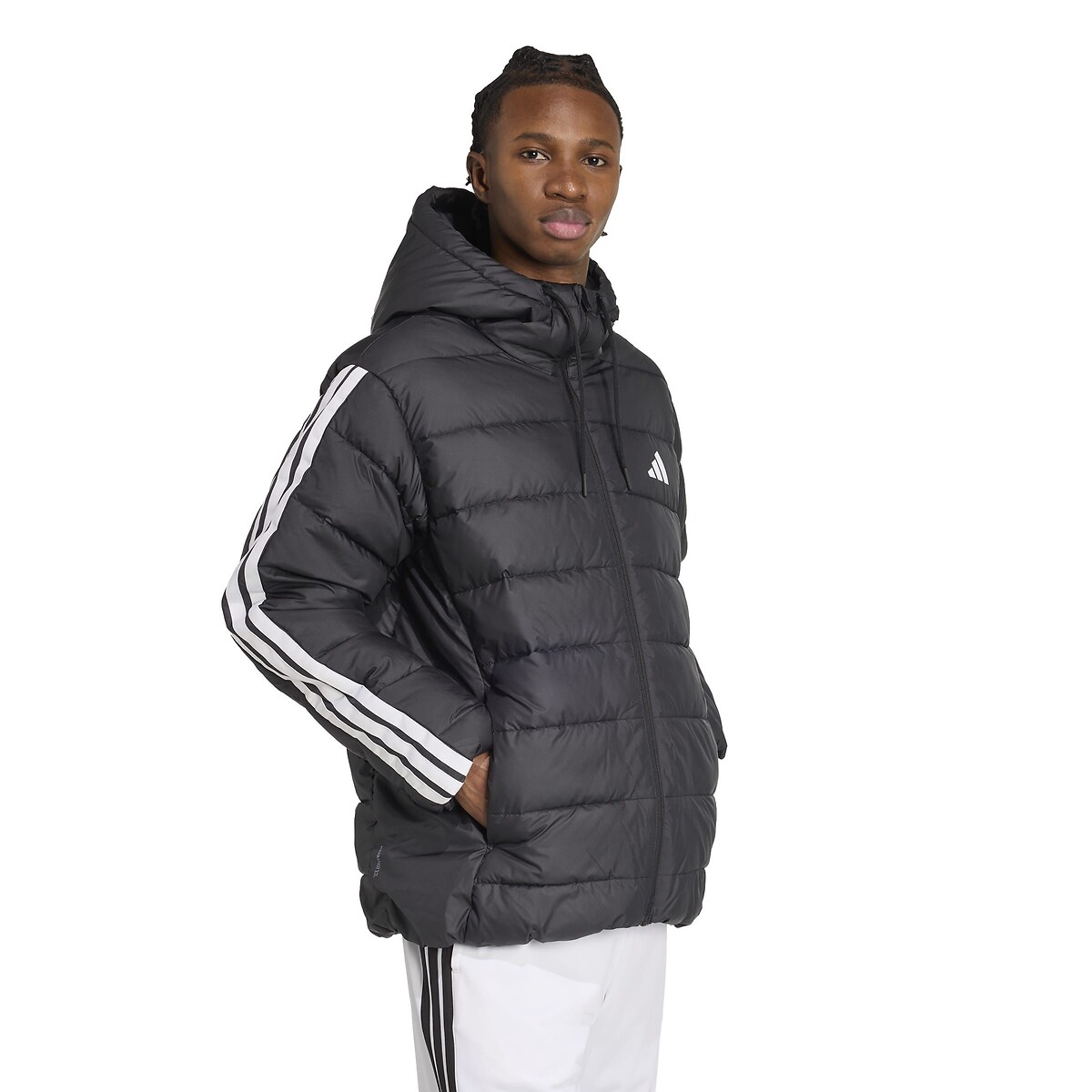Giacca Essentials a 3 strisce CLIMAWARM nero , ADIDAS SPORTSWEAR