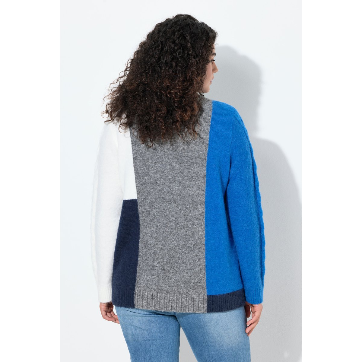 Pull esprit colour block gris graphite, ULLA POPKEN