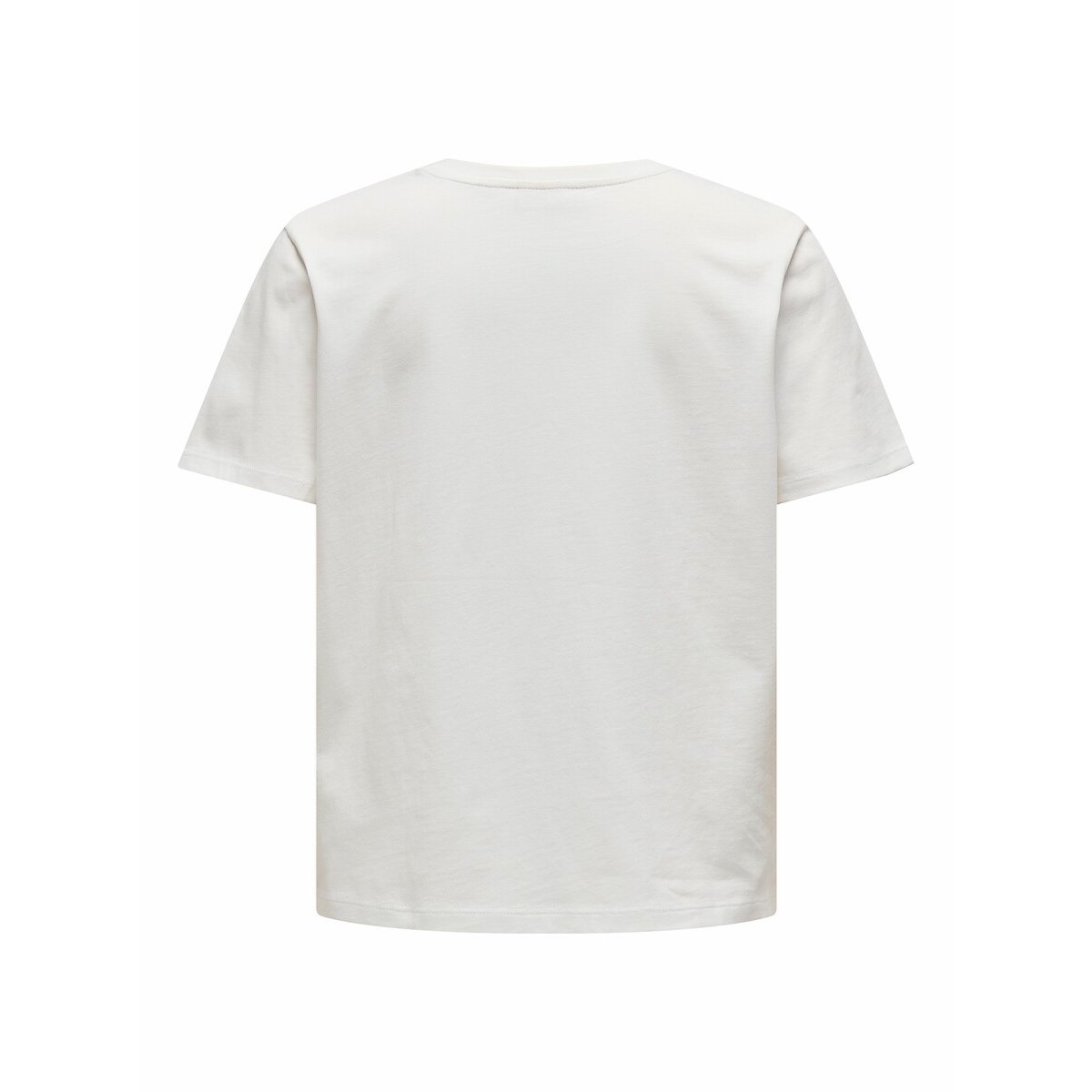 T-shirt met ronde hals en korte mouwen wit, JDY