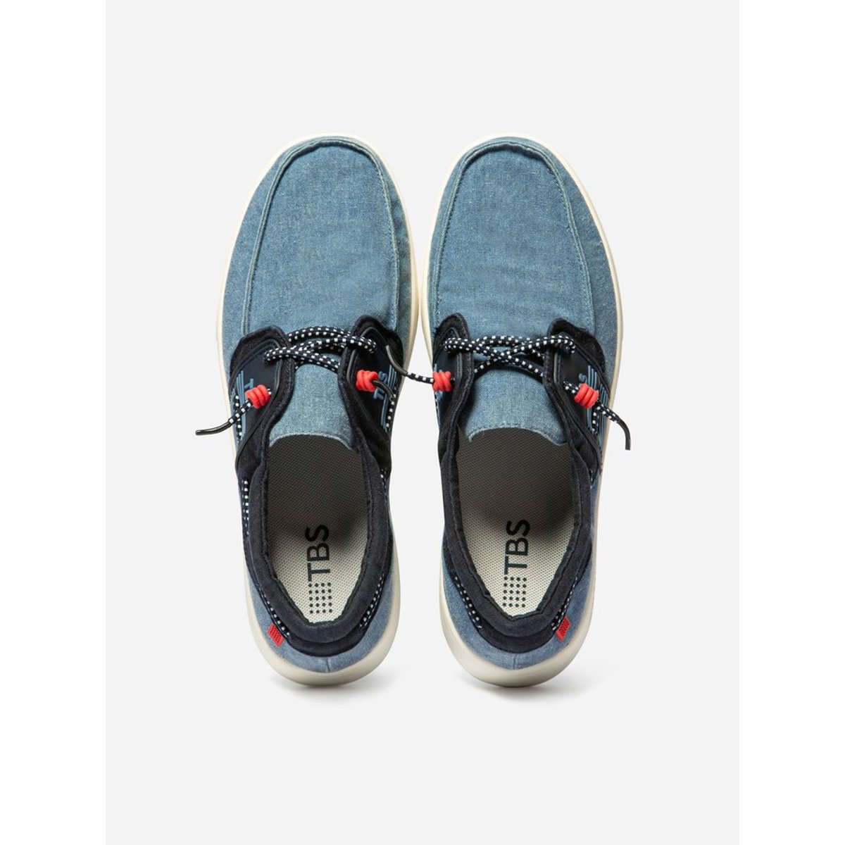 Chaussures bateau GEOBOAT blue denim, TBS