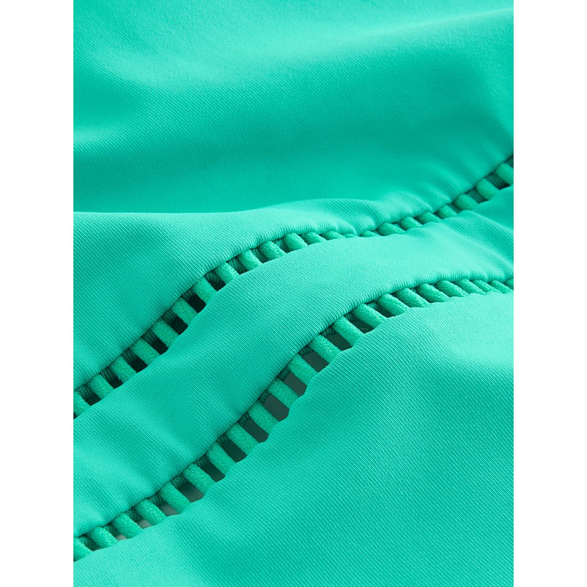 Maillot de bain ventre plat à col montant vert aqua, NEXT