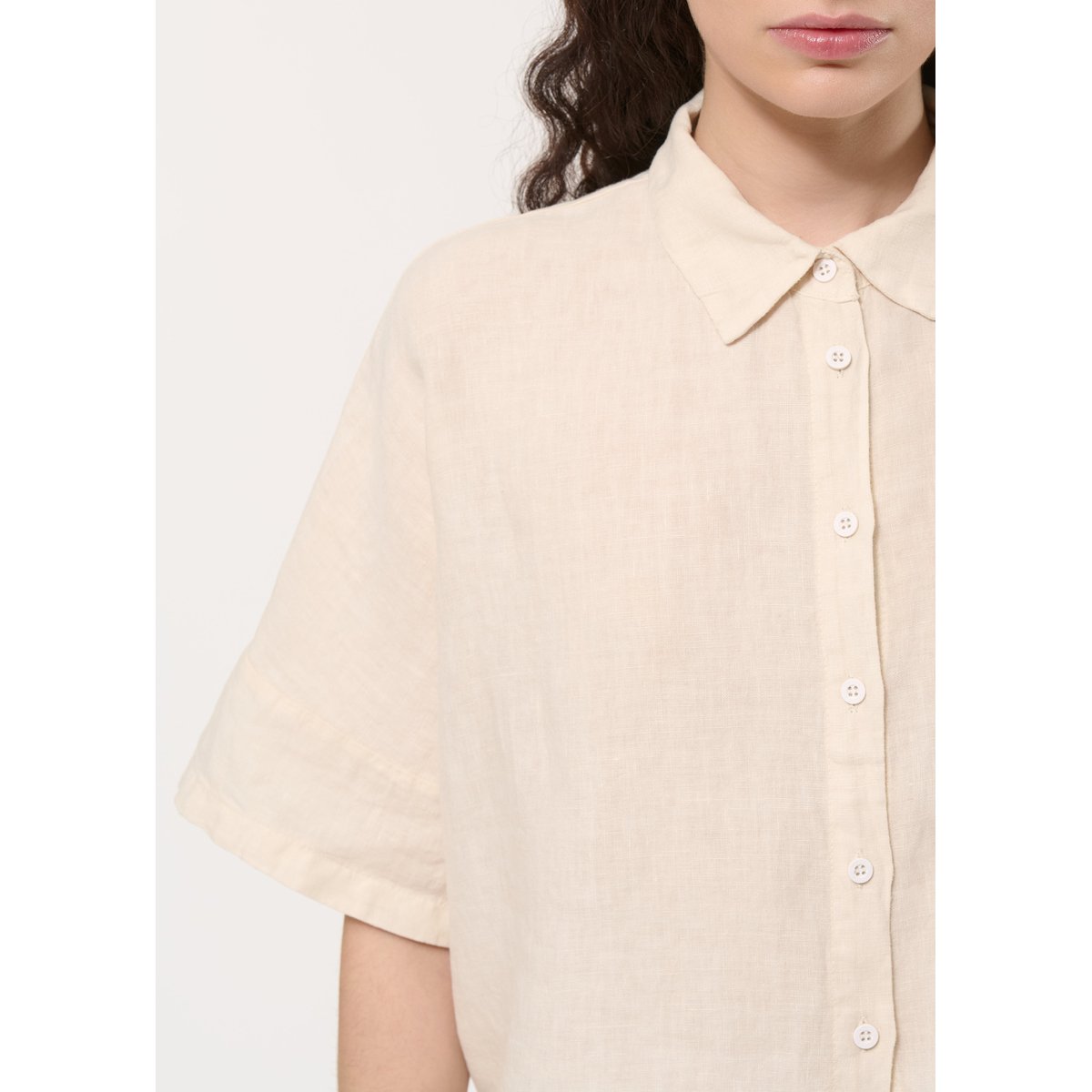 Chemise en lin naturel, HUMILITY